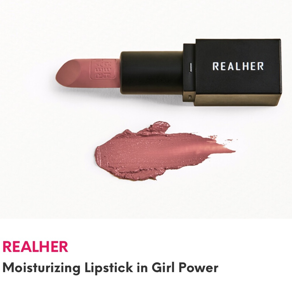 New REALHER Moisturizing Lipstick in Girl Power